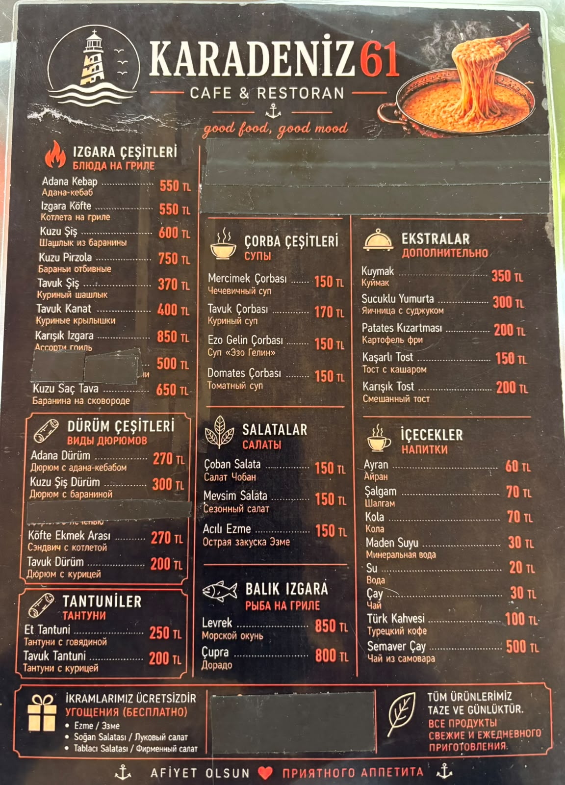 Karadeniz 61 Restaurant & Cafe